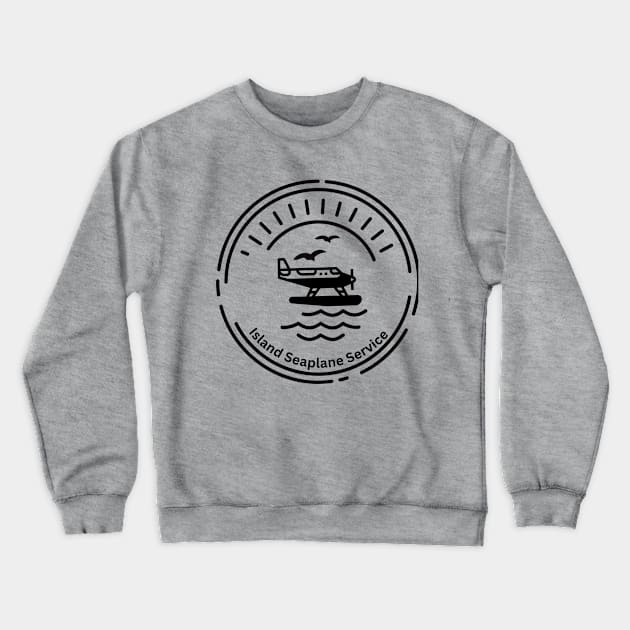 Seaplane Seal with Seagulls Crewneck Sweatshirt by Hayden Mango Collective 